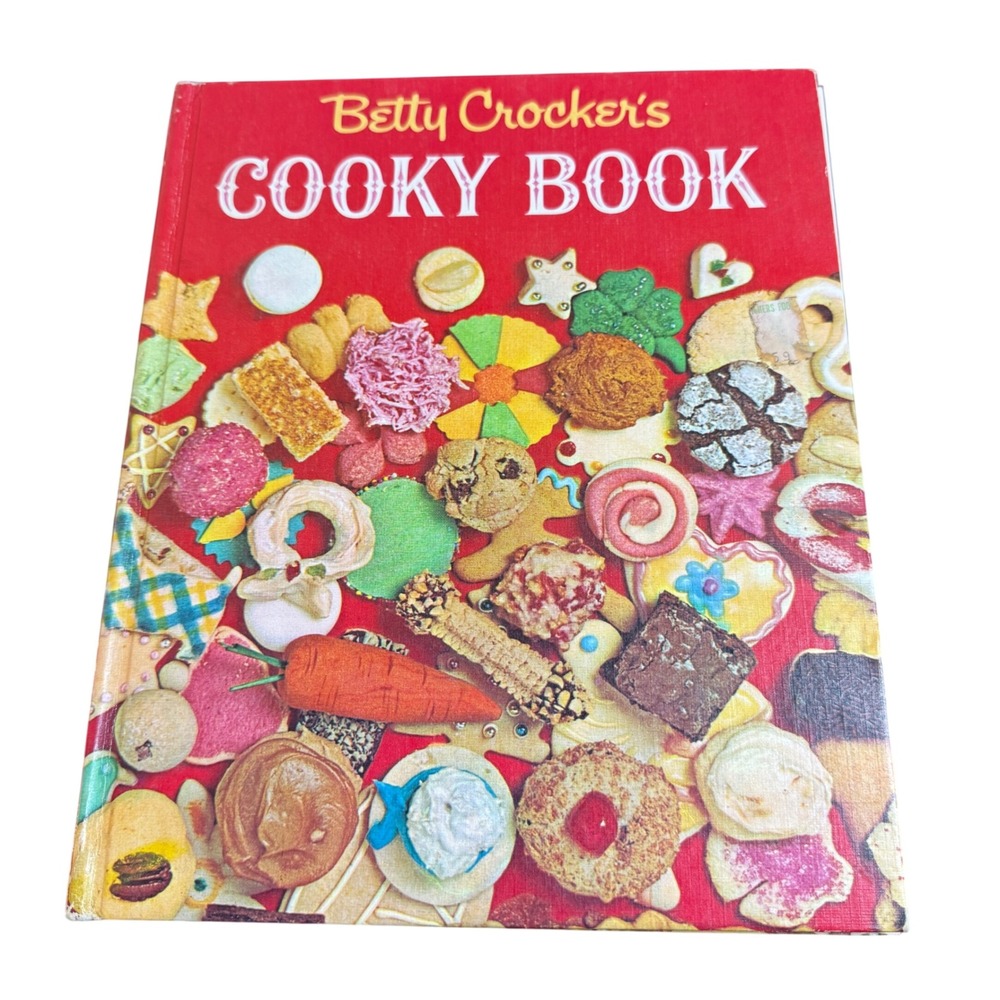 Vintage 1963 Betty Crocker's Cooky Book 1st Edition 7th Printing Hardcover